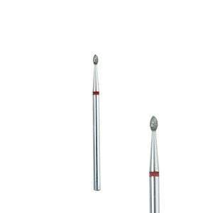 Punta diamantata a forma di bocciolo (rossa) 1.6 mm