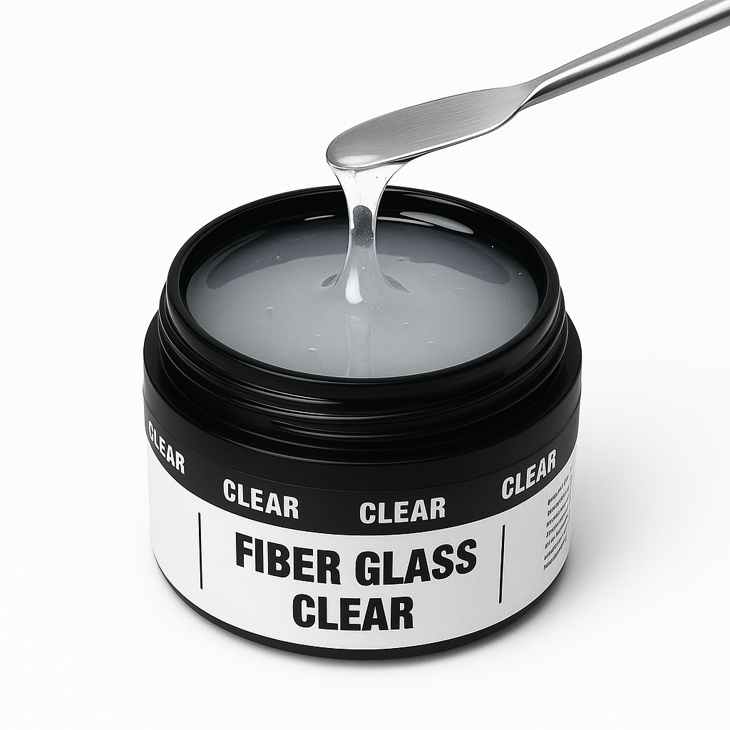 Gel FIBER GLASS CLEAR 50 ml - immagine 4